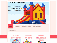 Tablet Screenshot of crbjumpers.com